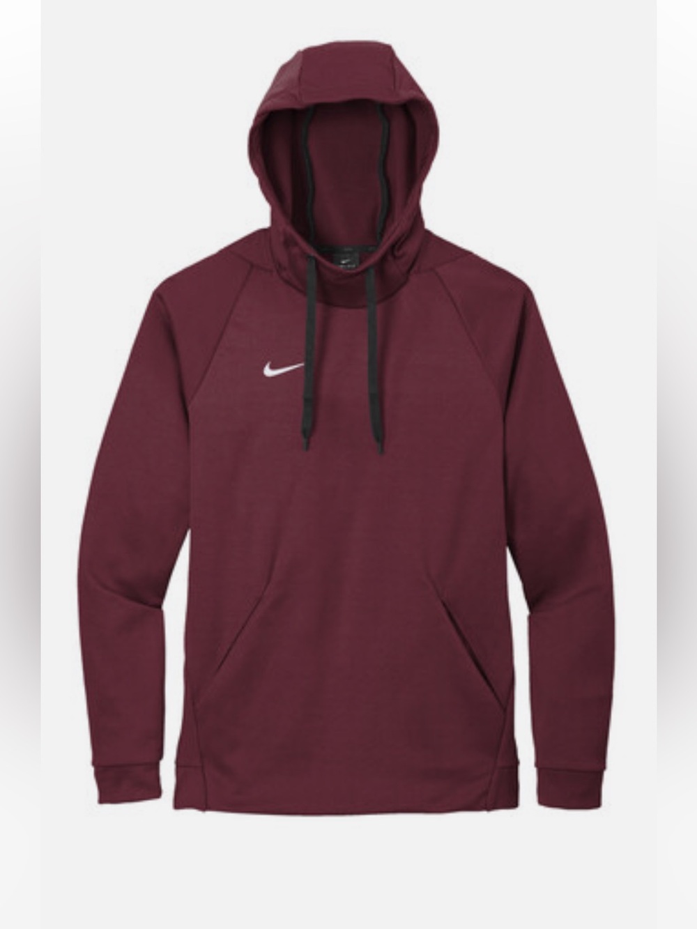 Nike Maroon Fleece Pullover with White Swoosh
